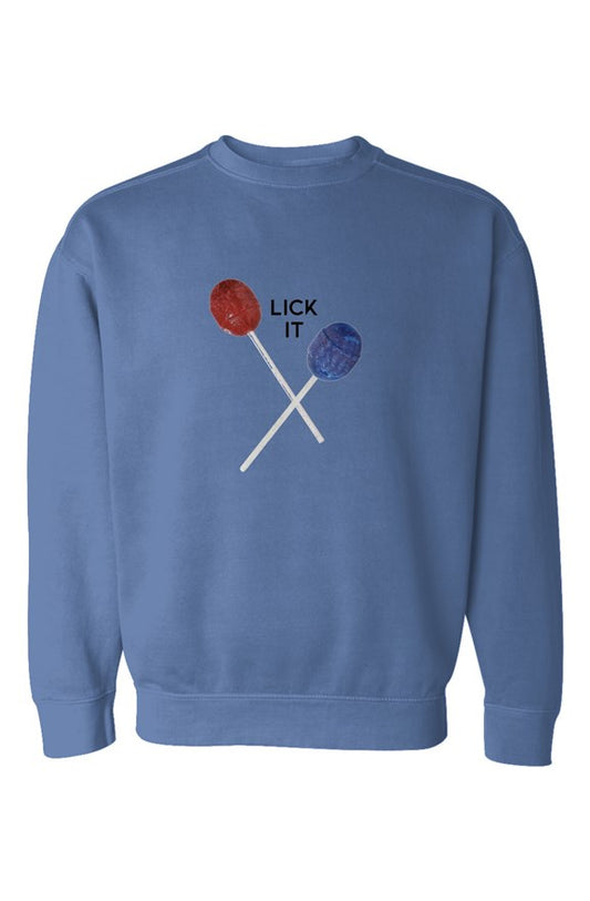 Lick it Garment-Dyed Sweatshirt