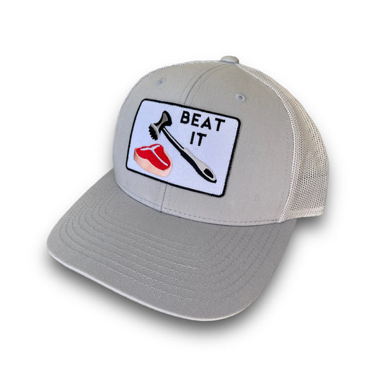 Beat It Six-Panel Retro Trucker Cap