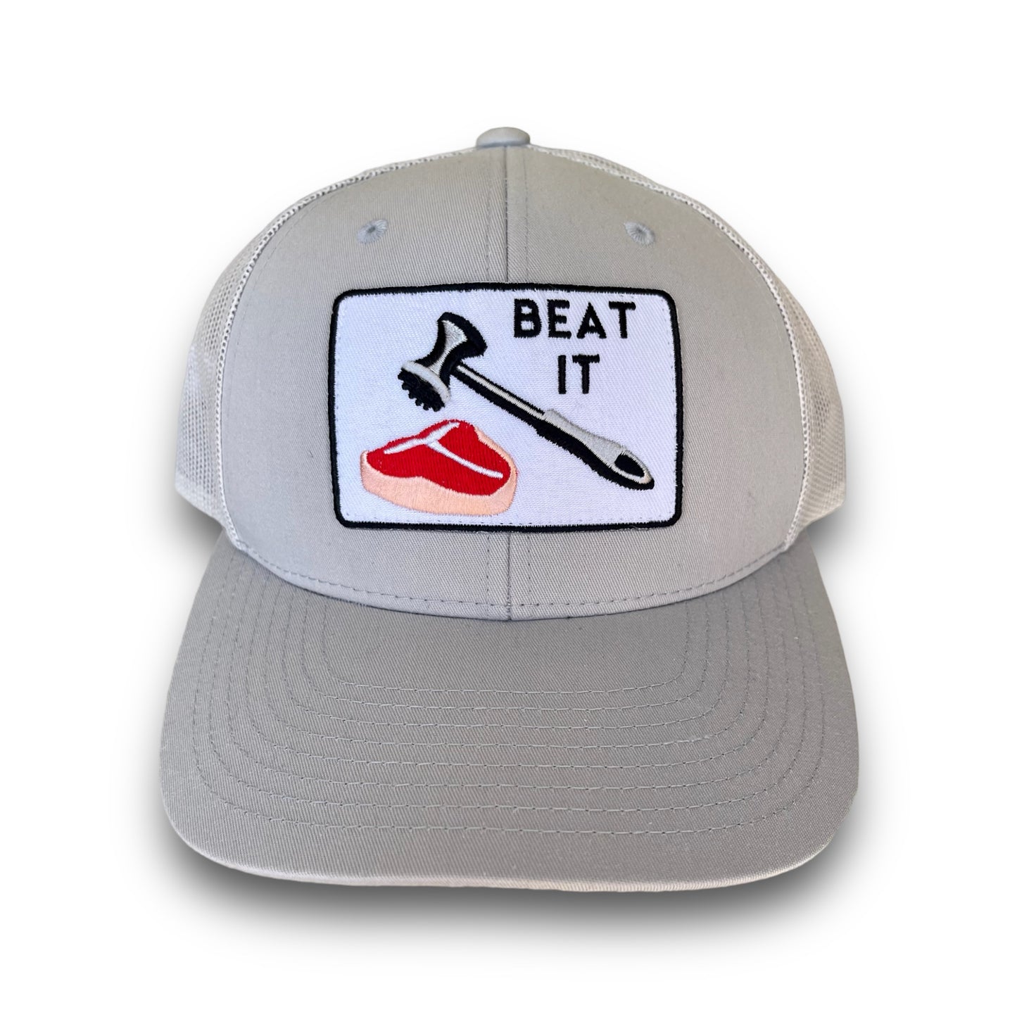 Beat It Six-Panel Retro Trucker Cap