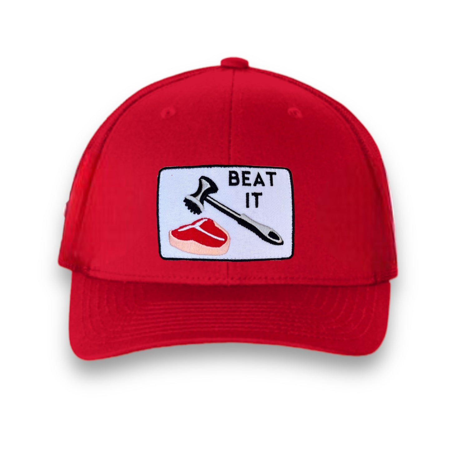 Beat It Six-Panel Retro Trucker Cap