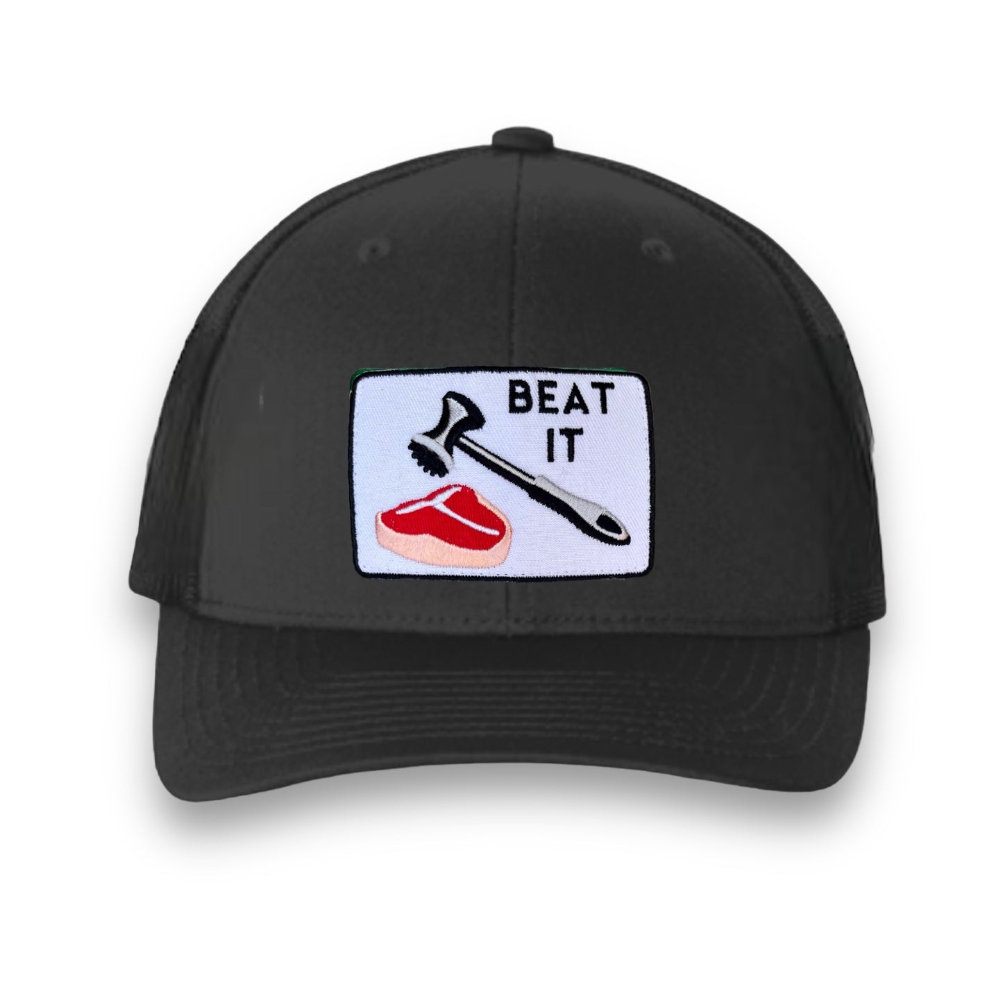 Beat It Six-Panel Retro Trucker Cap