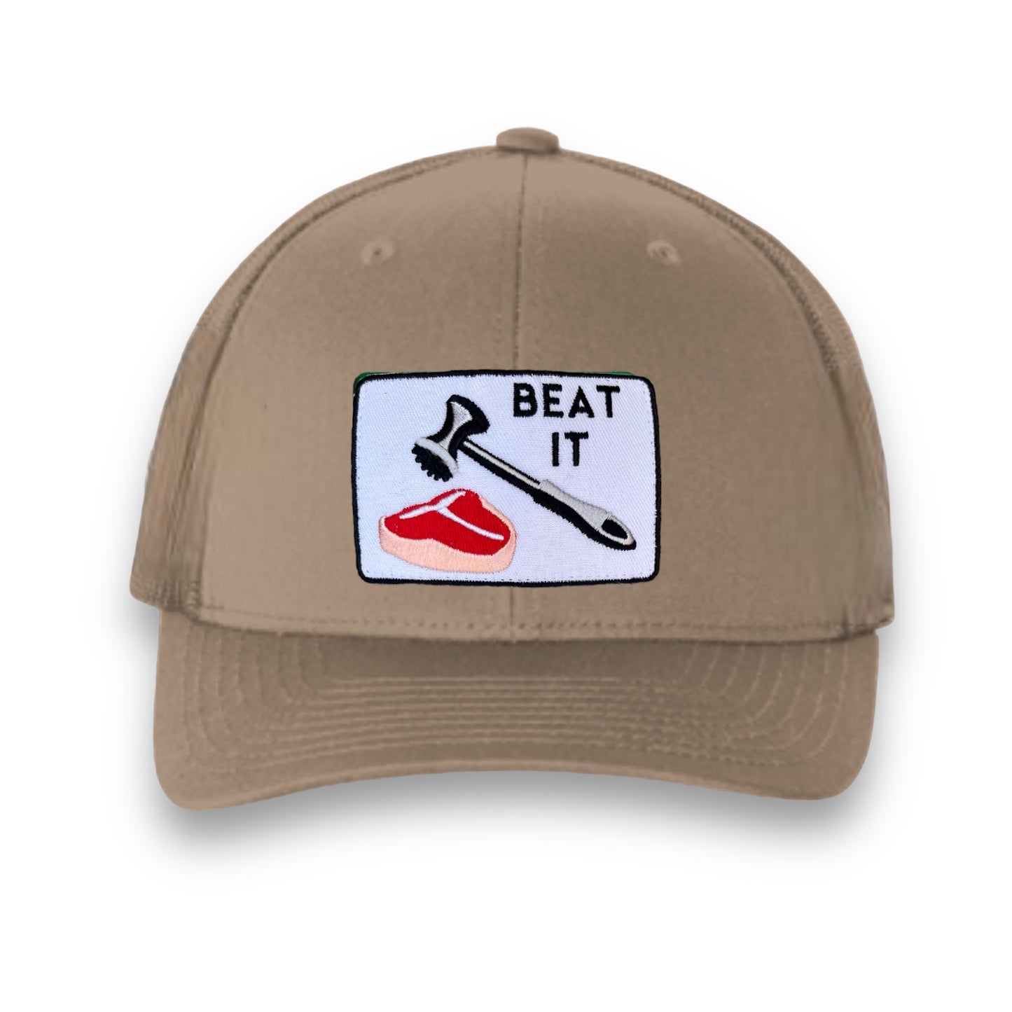 Beat It Six-Panel Retro Trucker Cap