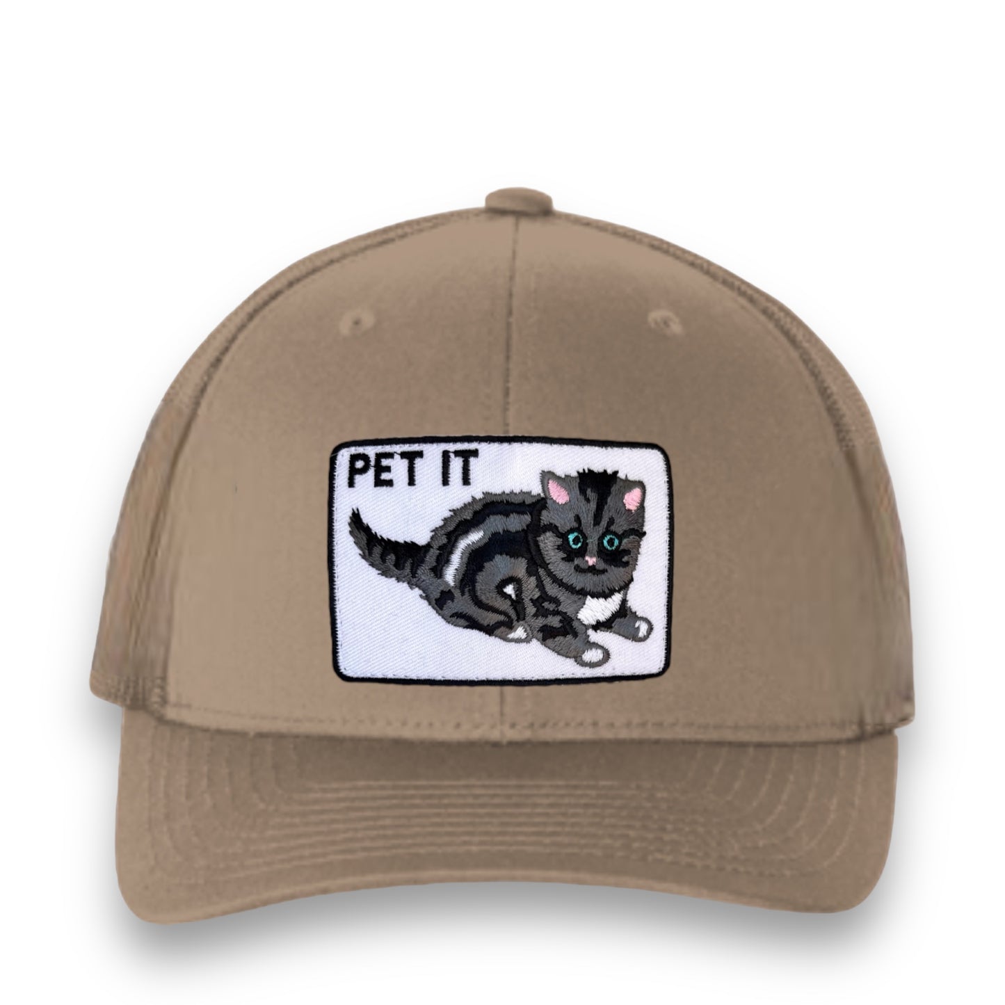 Pet It Six-Panel Retro Trucker Cap