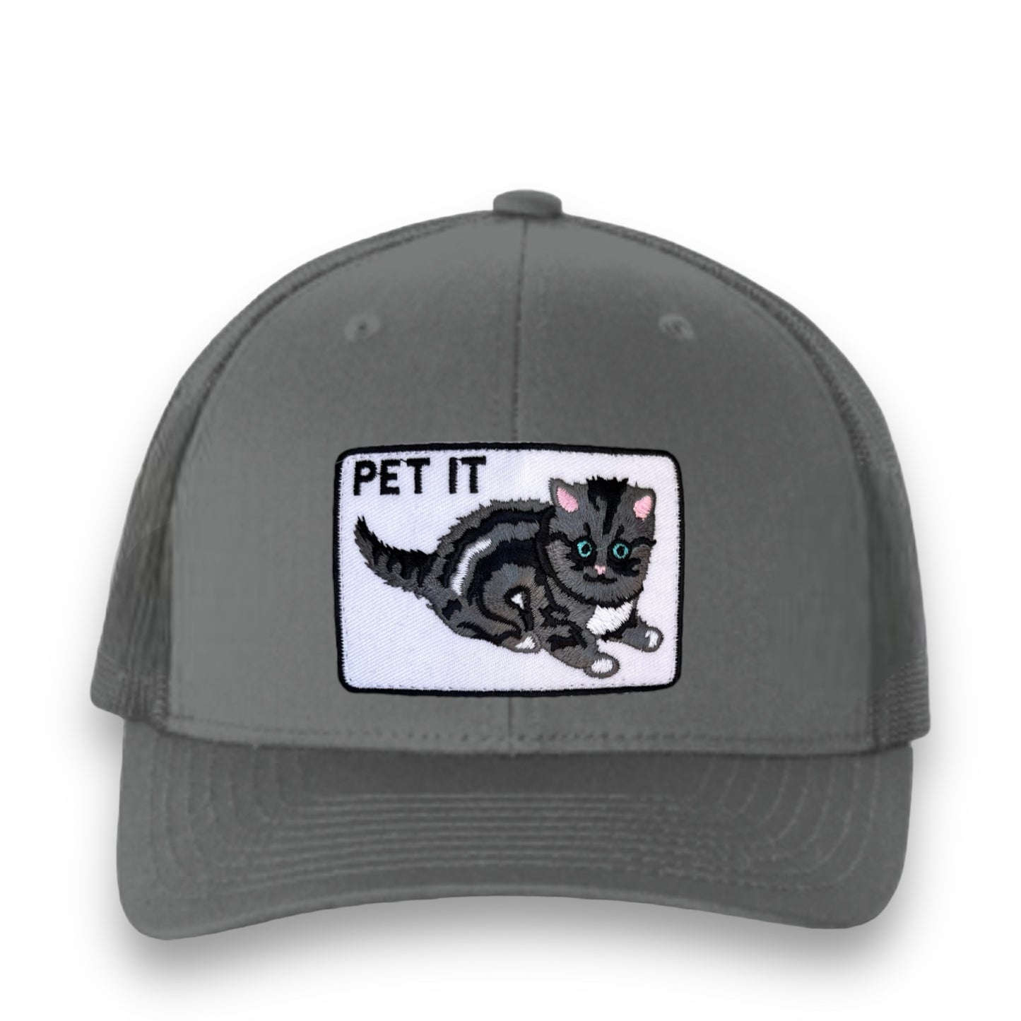 Pet It Six-Panel Retro Trucker Cap