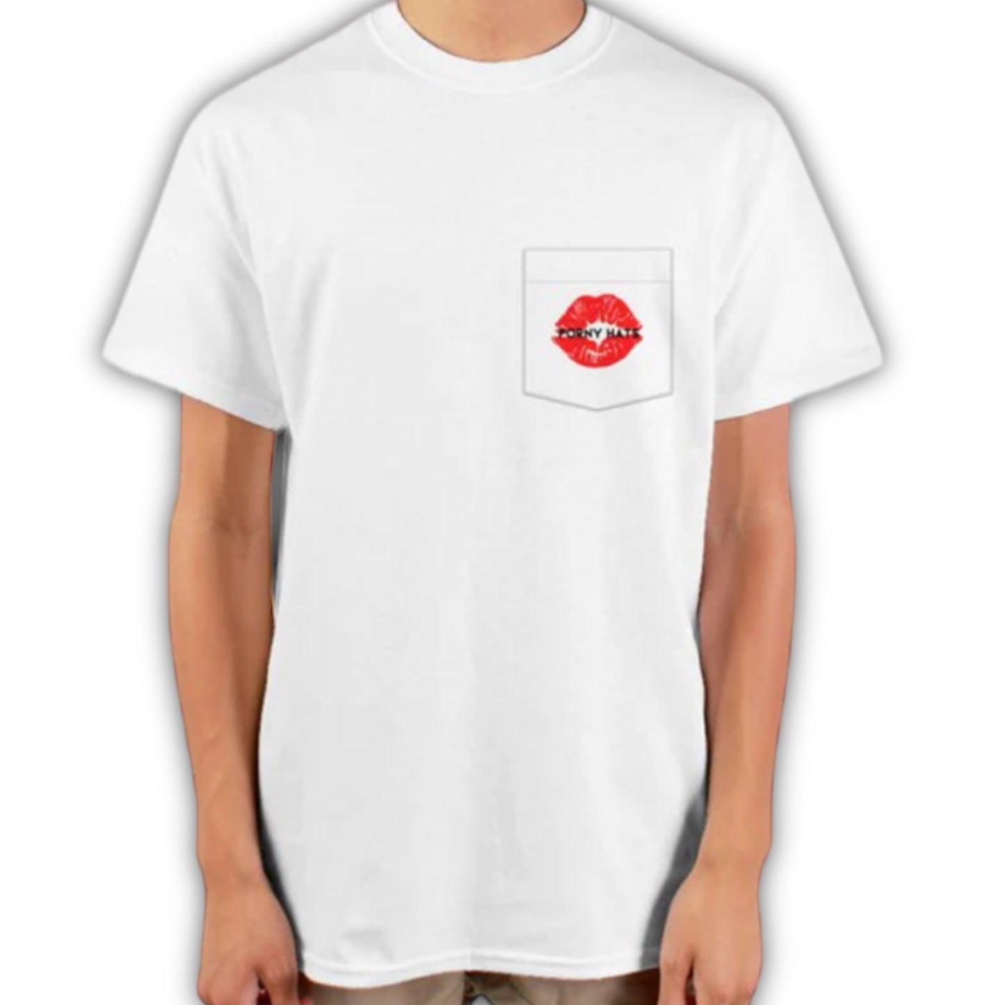 Official Porny Hats Pocket T-Shirt