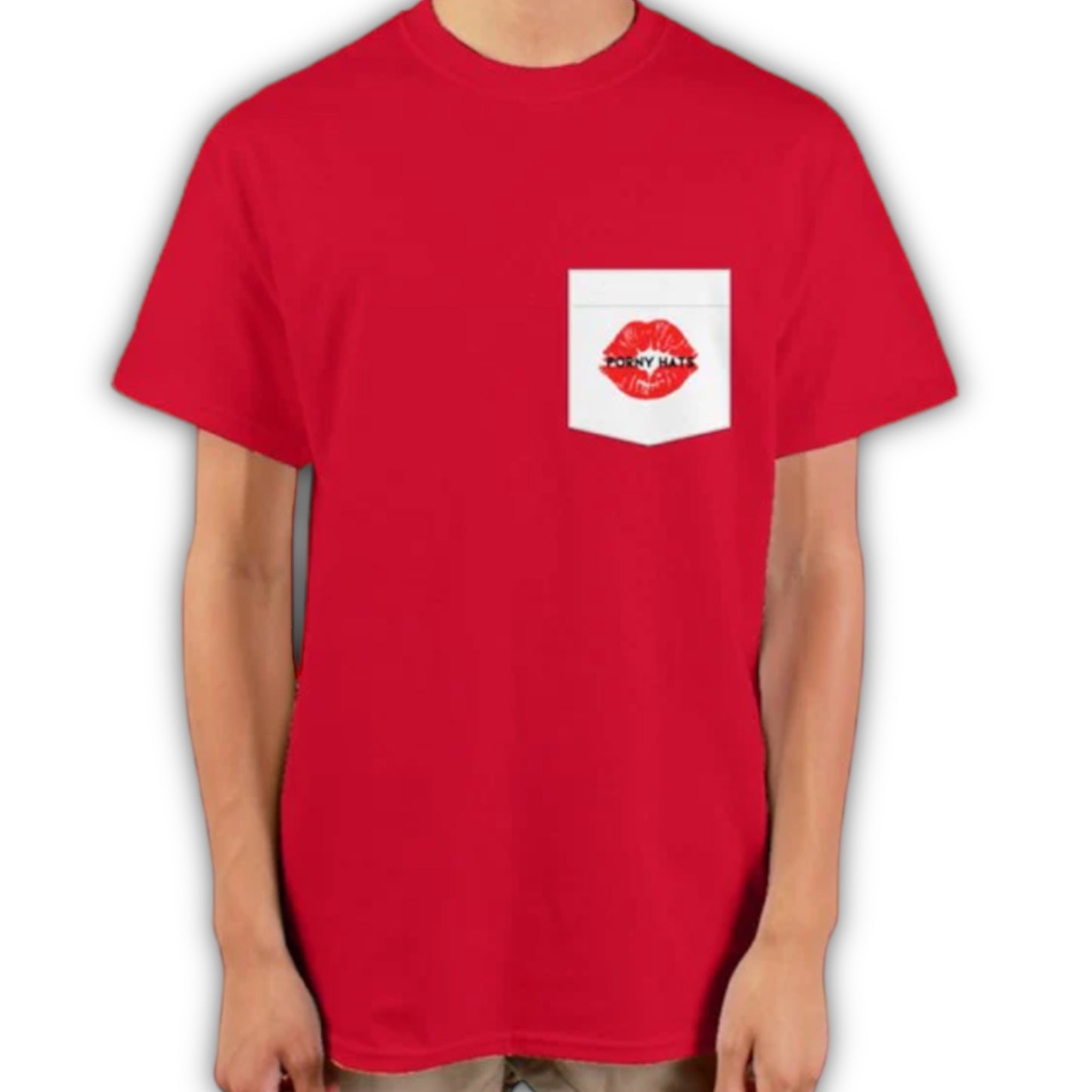 Official Porny Hats Pocket T-Shirt