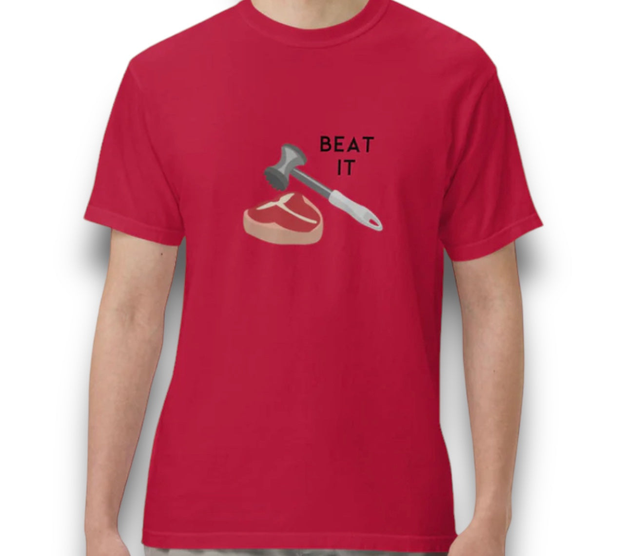 Beat It Men’s Garment-Dyed Heavyweight T-Shirt