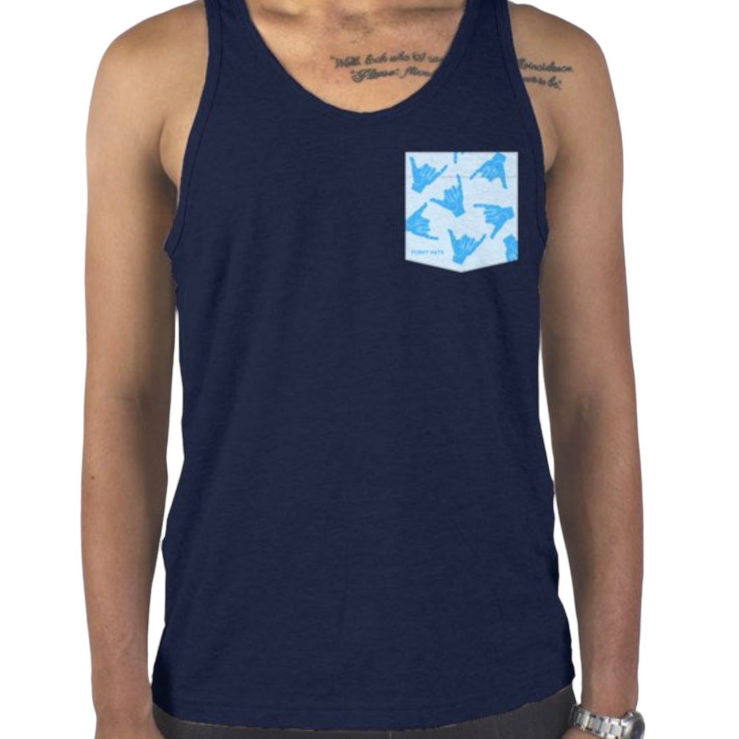 Ride It Hang Loose Pocket Tank