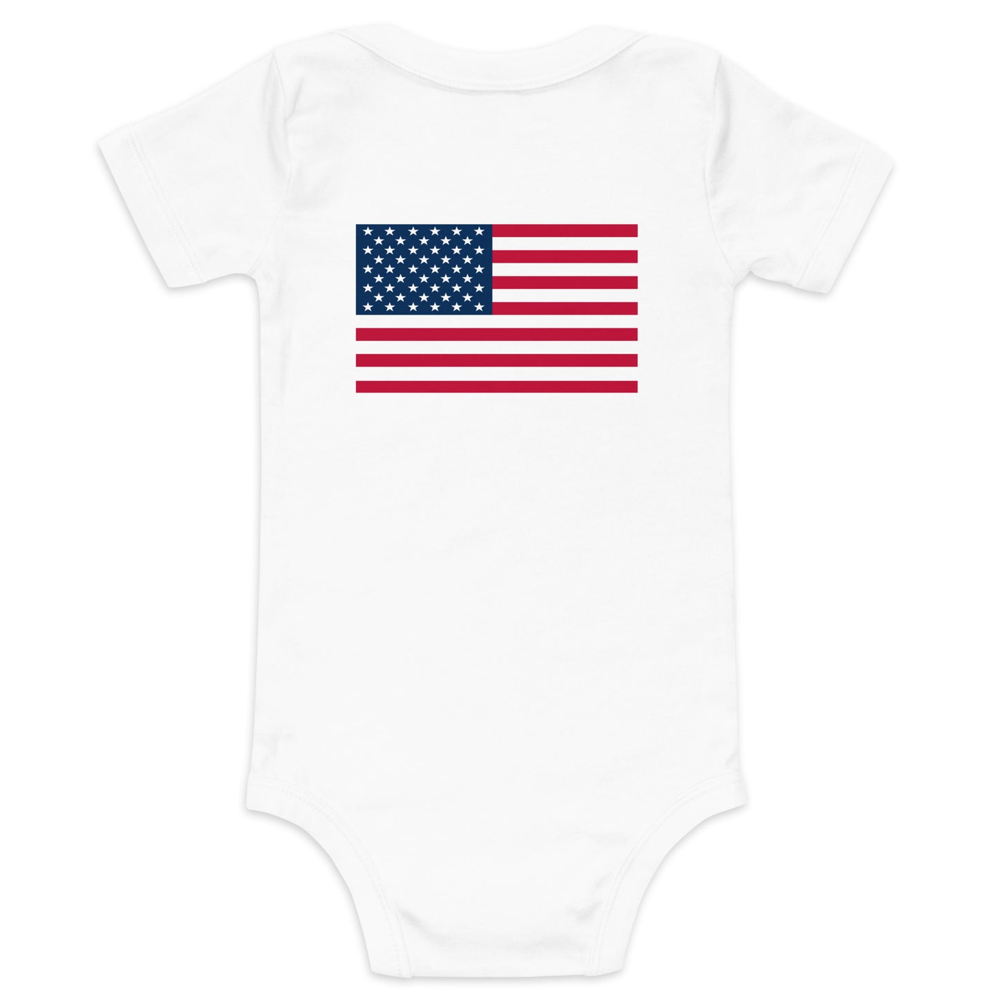 100% Girl USA Baby One Piece- Pink Design