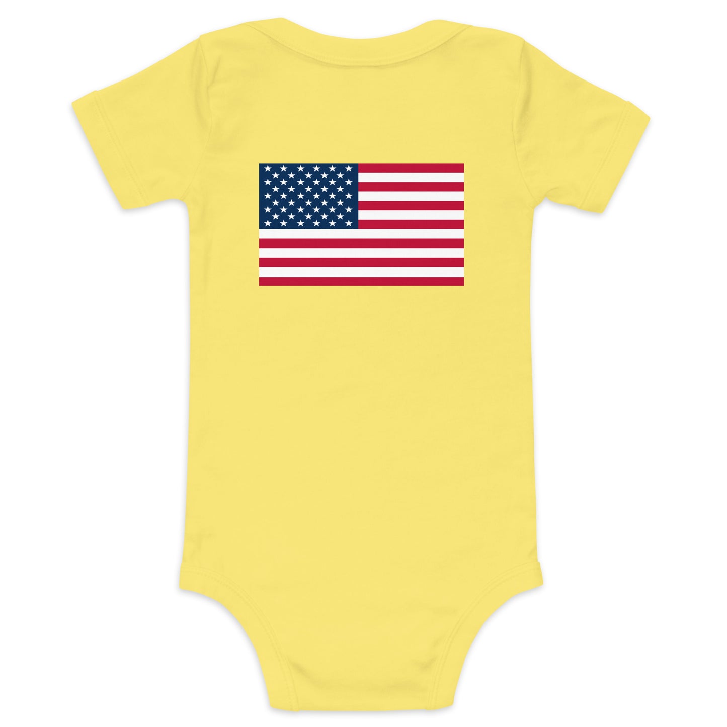 100% Girl USA Baby One Piece- Pink Design