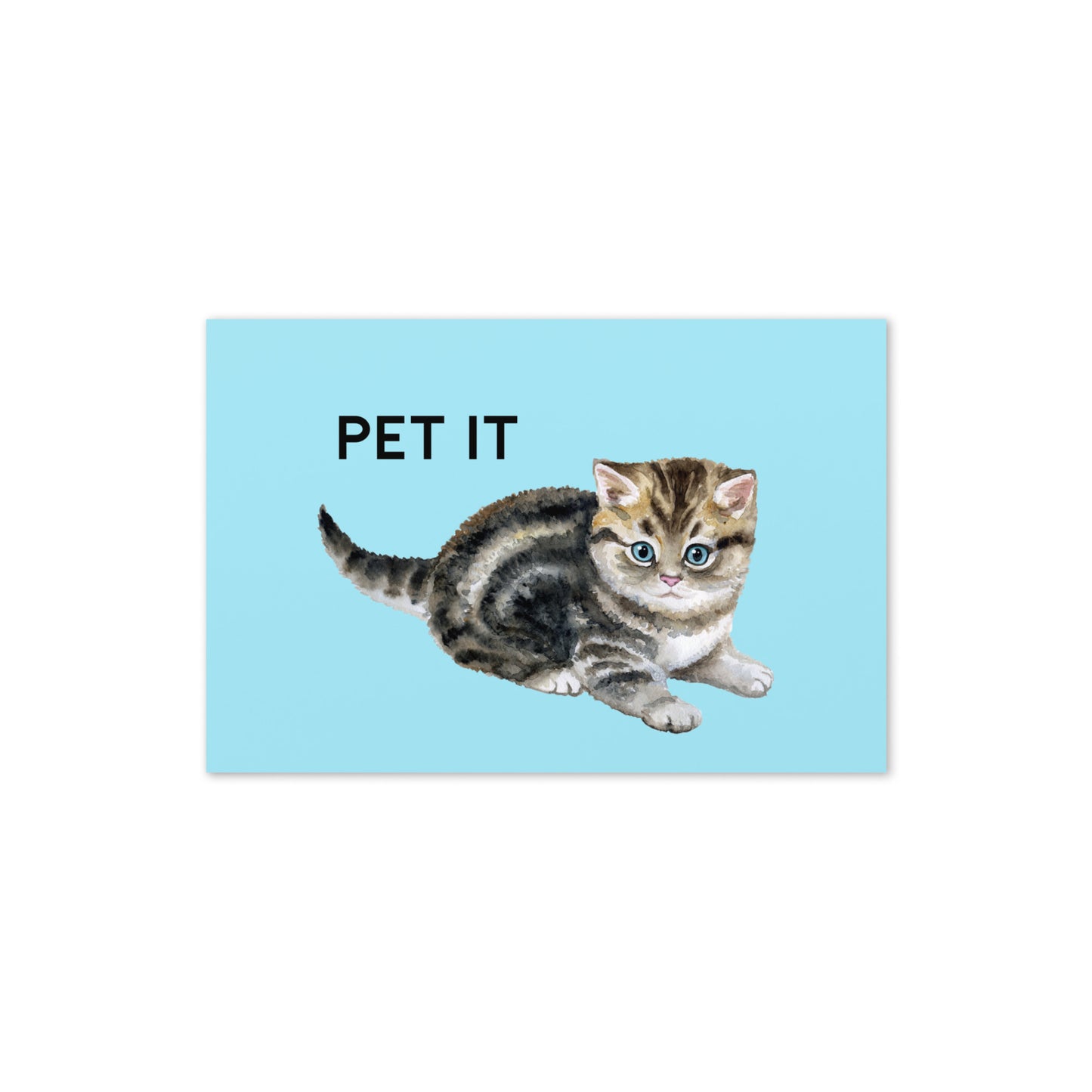 Pet It Greeting Card