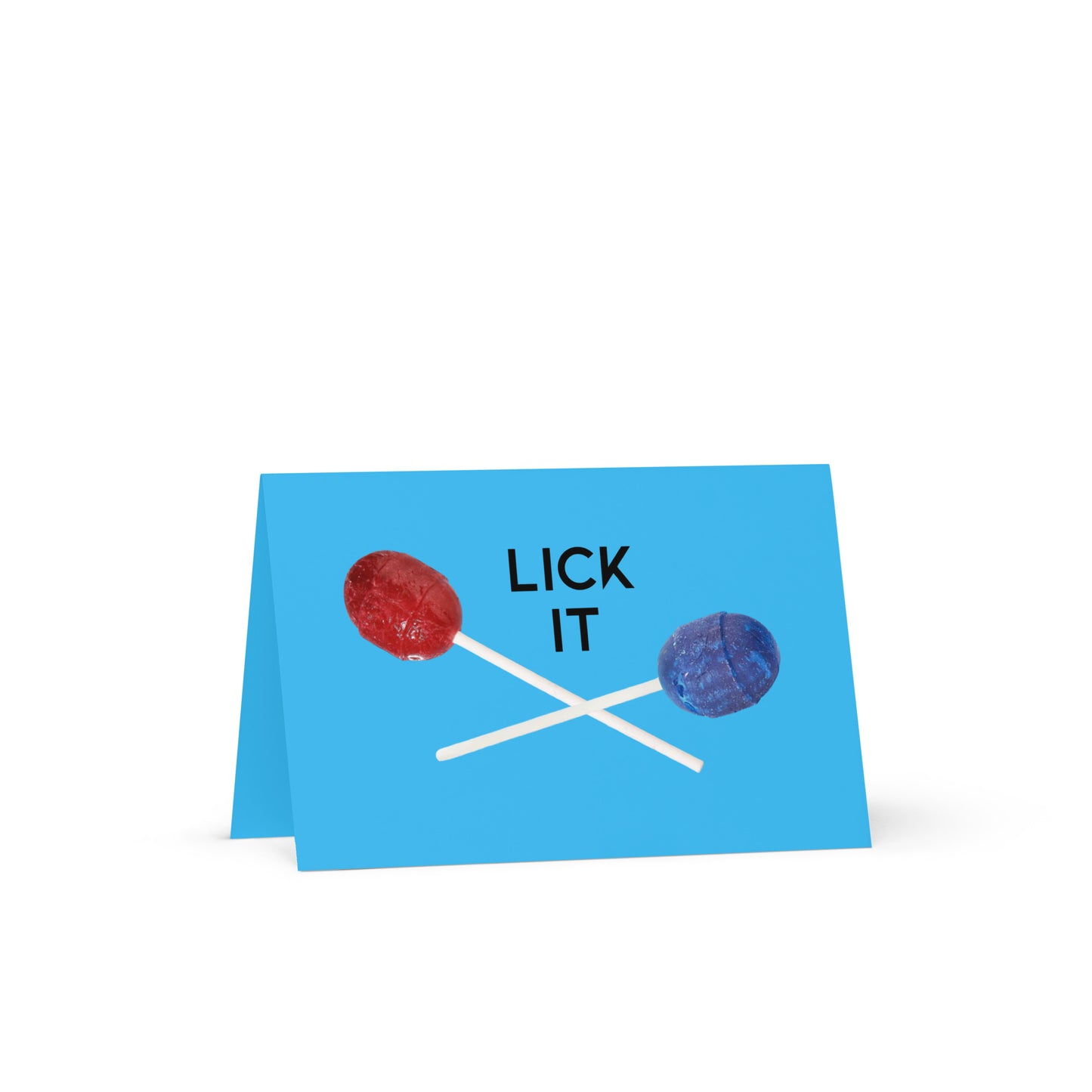 Lick It Greeting card