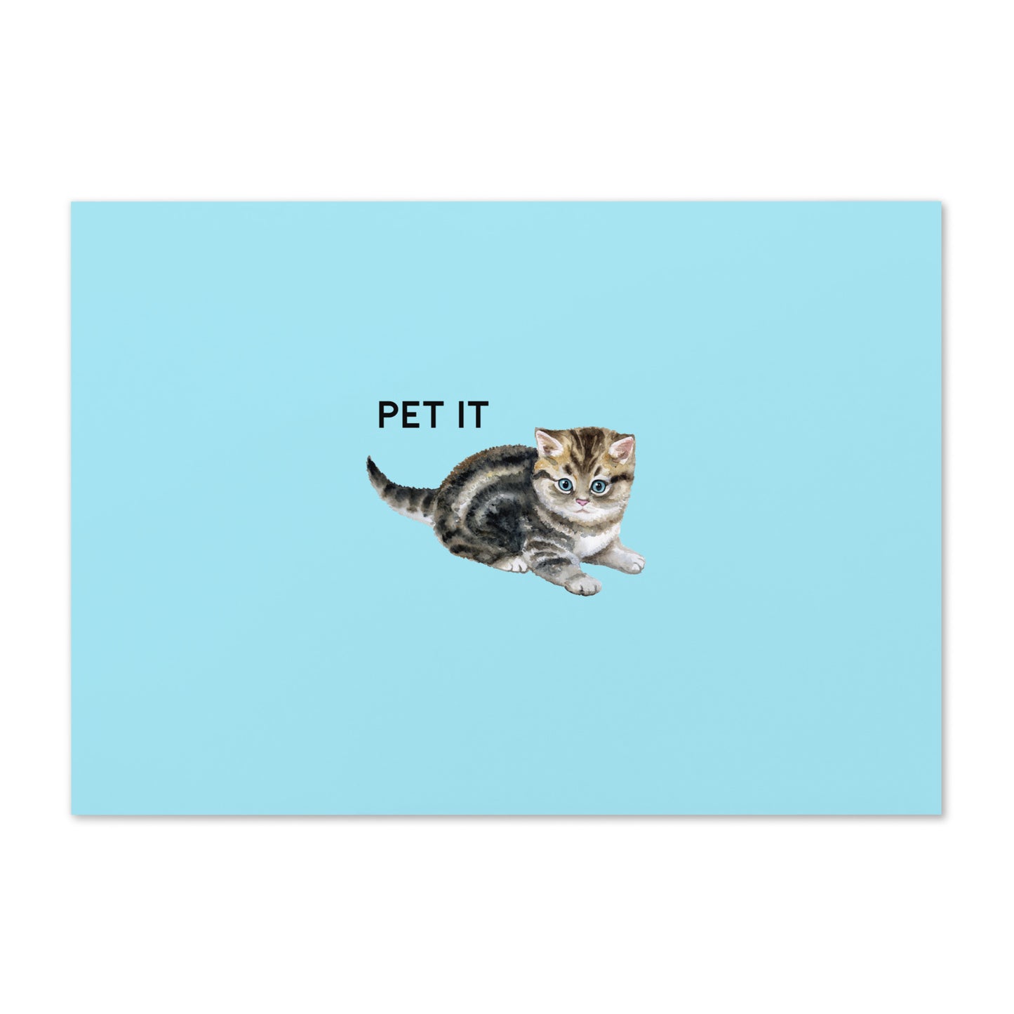 Pet It Greeting Card