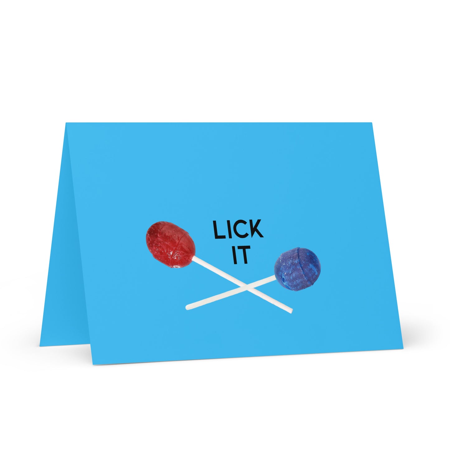 Lick It Greeting card