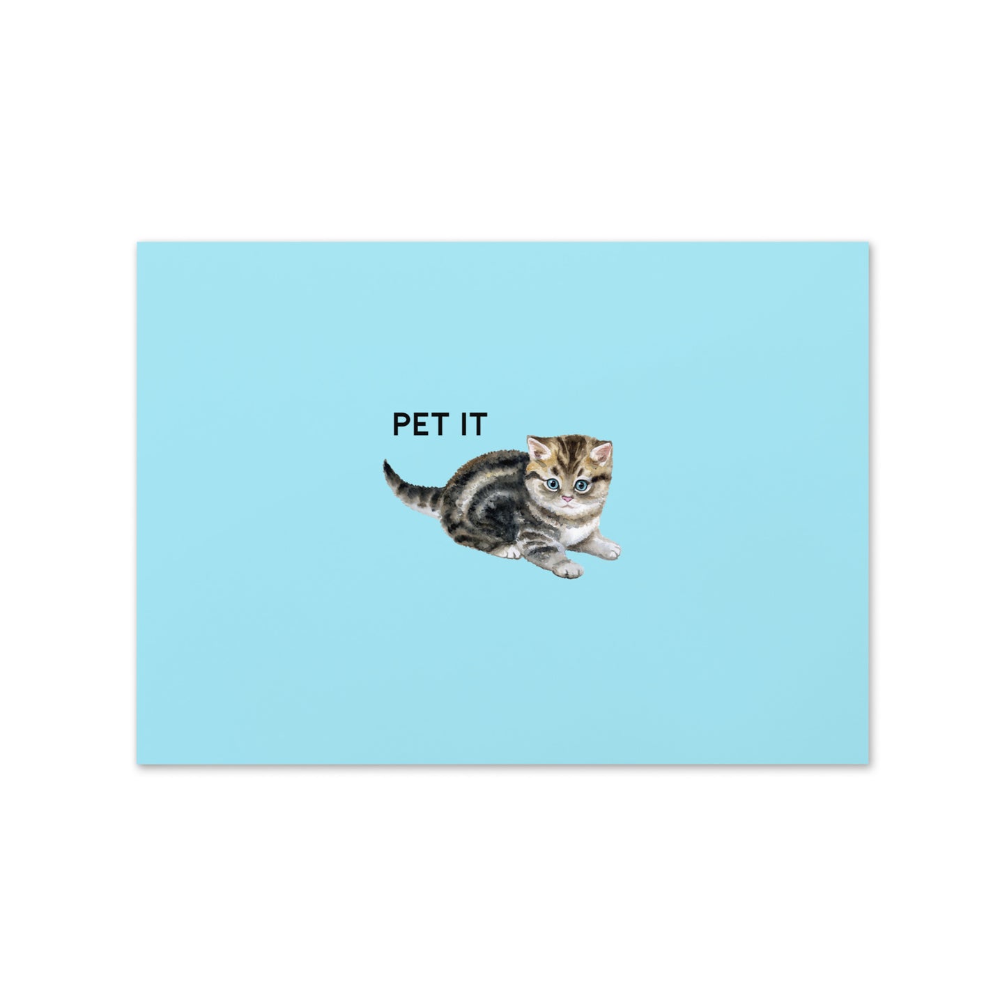 Pet It Greeting Card