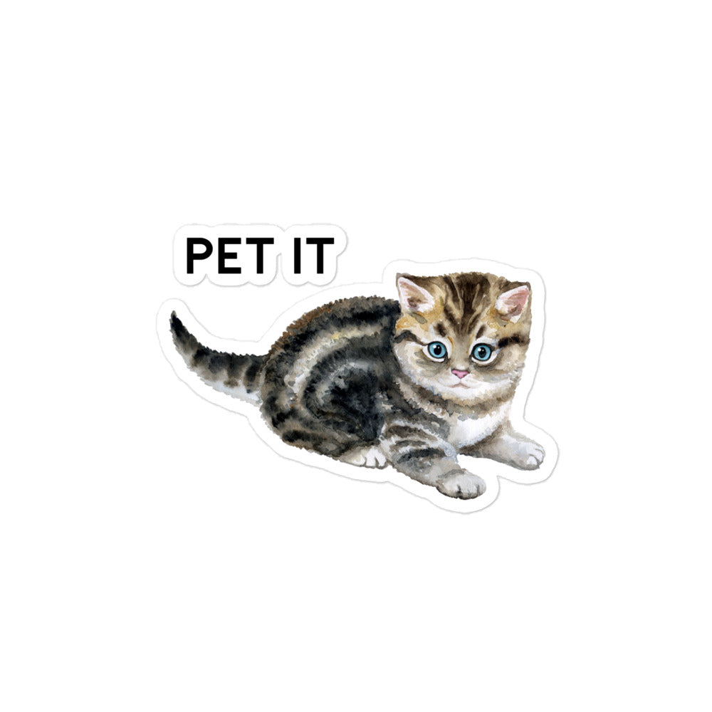 Pet it Sticker