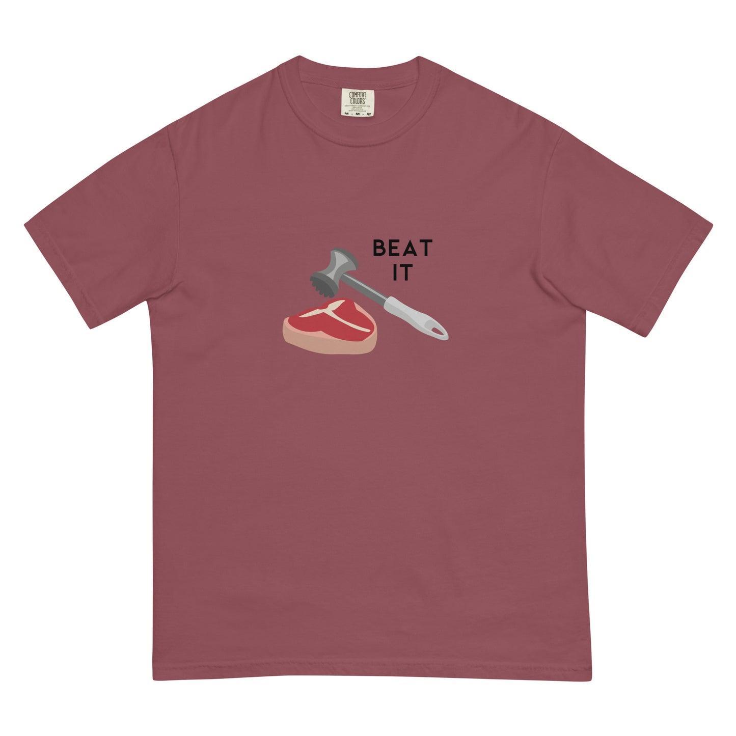 Beat It Men’s Garment-Dyed Heavyweight T-Shirt