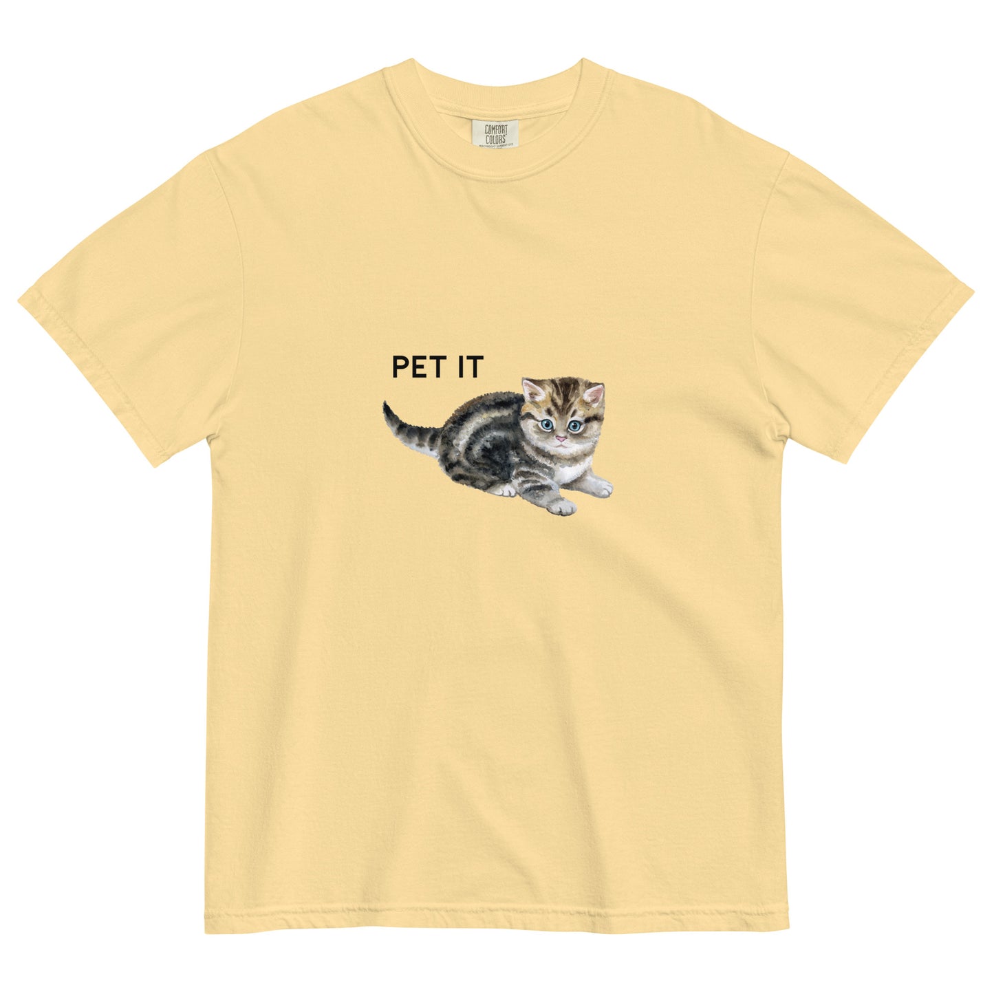 Pet It Men’s Garment-Dyed Heavyweight T-Shirt