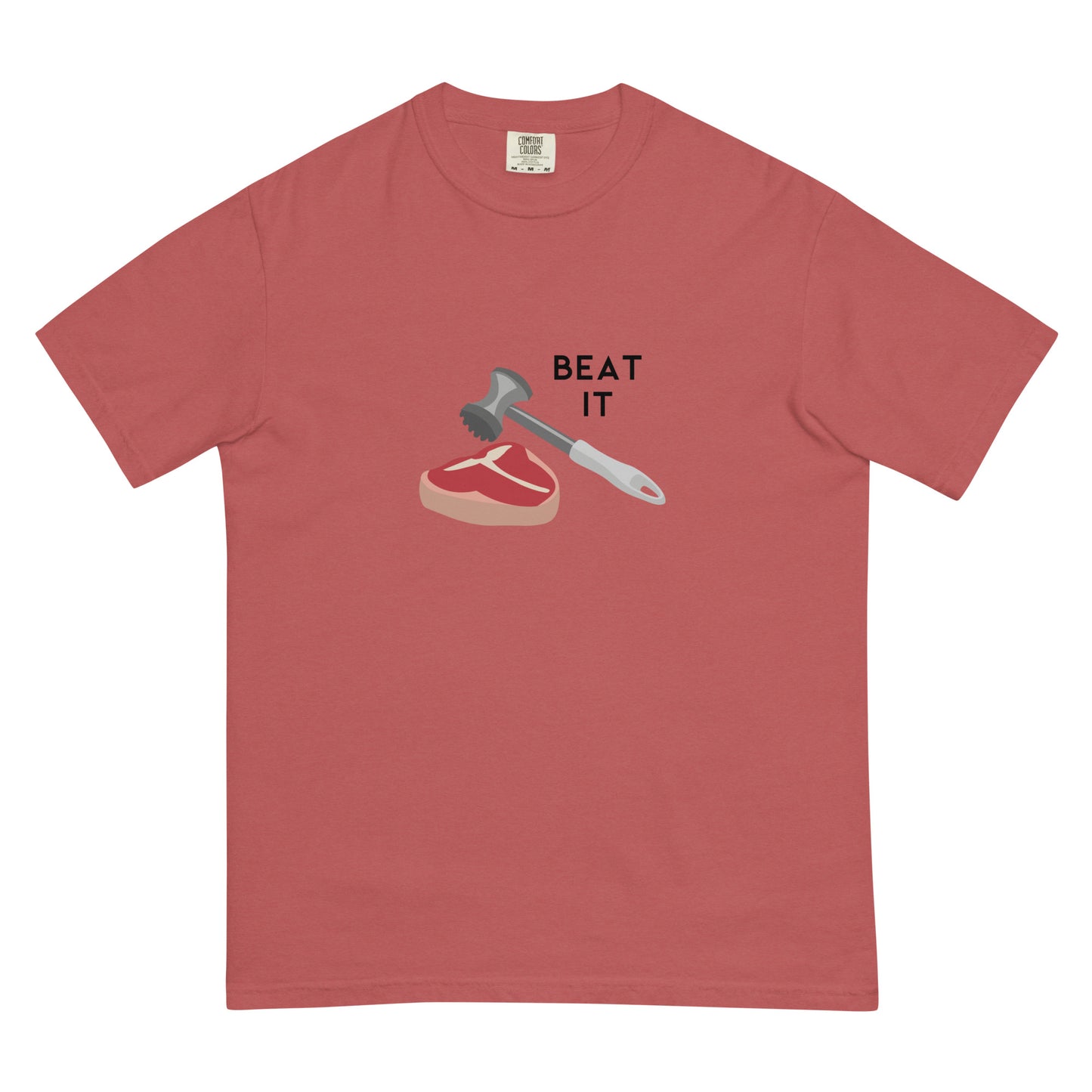 Beat It Men’s Garment-Dyed Heavyweight T-Shirt