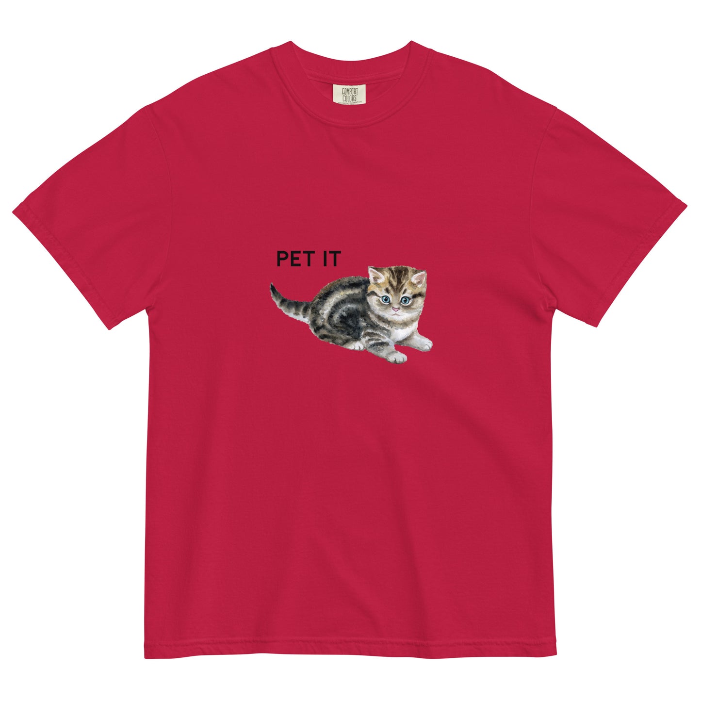 Pet It Men’s Garment-Dyed Heavyweight T-Shirt