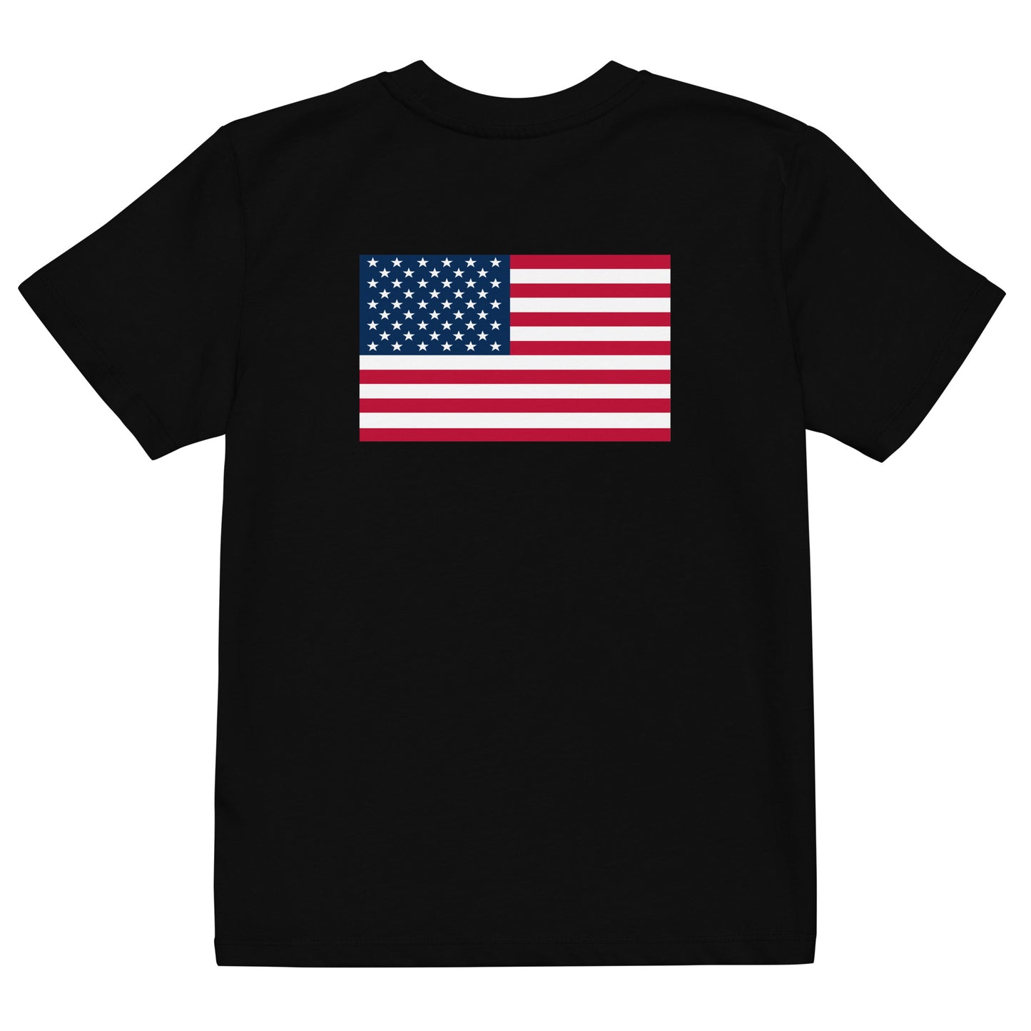 100% Boy USA Organic T-Shirt- Red, White & Blue Design