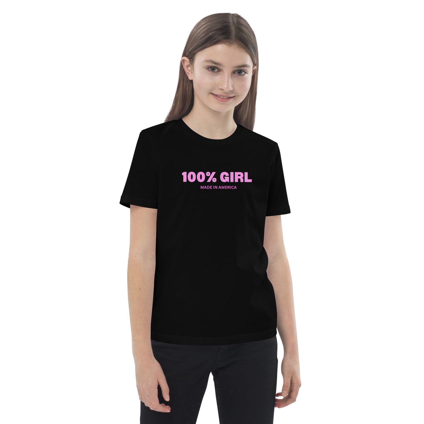 100% Girl USA OrganicT-Shirt - Pink Design