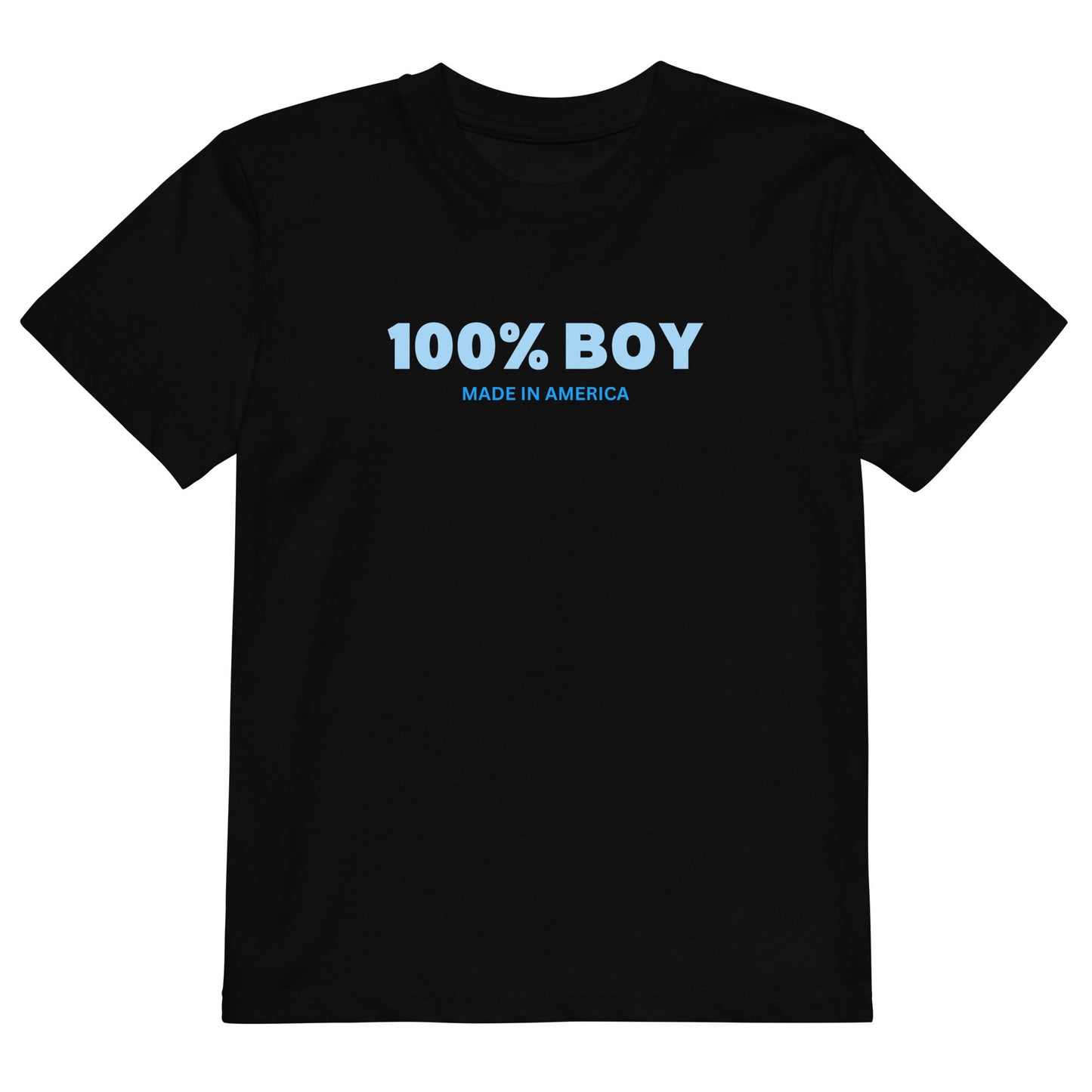 100% Boy USA Organic T-Shirt - Blue Design