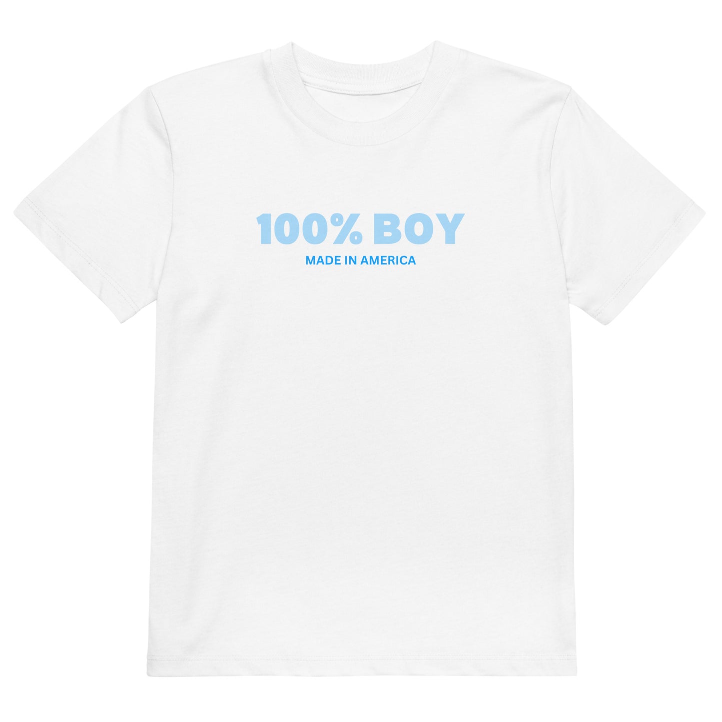 100% Boy USA Organic T-Shirt - Blue Design