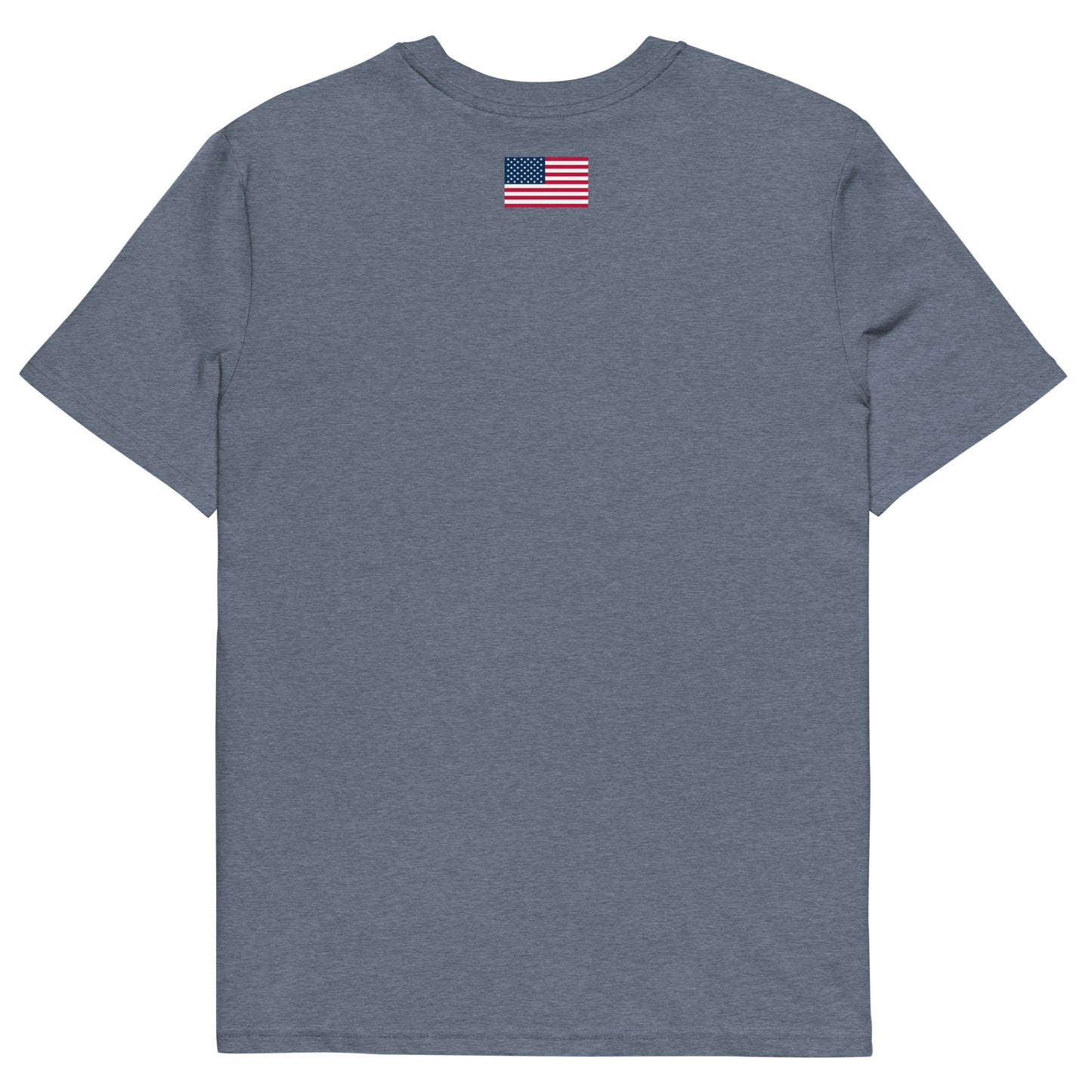 100% Woman USA  Organic T-Shirt- Red, White & Blue Design