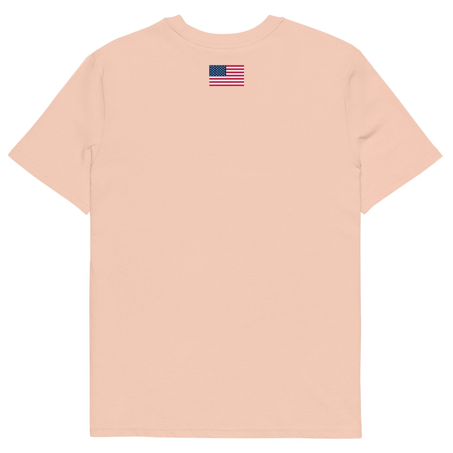 100% Woman USA  Organic T-Shirt- Red, White & Blue Design