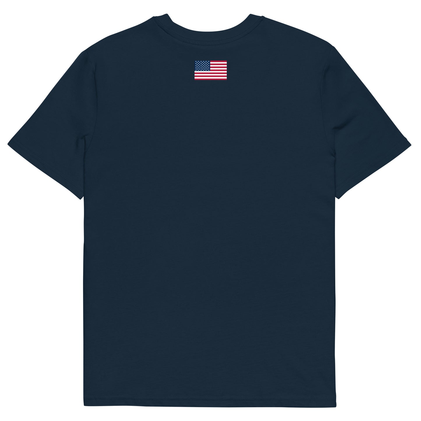 100% Woman USA  Organic T-Shirt- Red, White & Blue Design