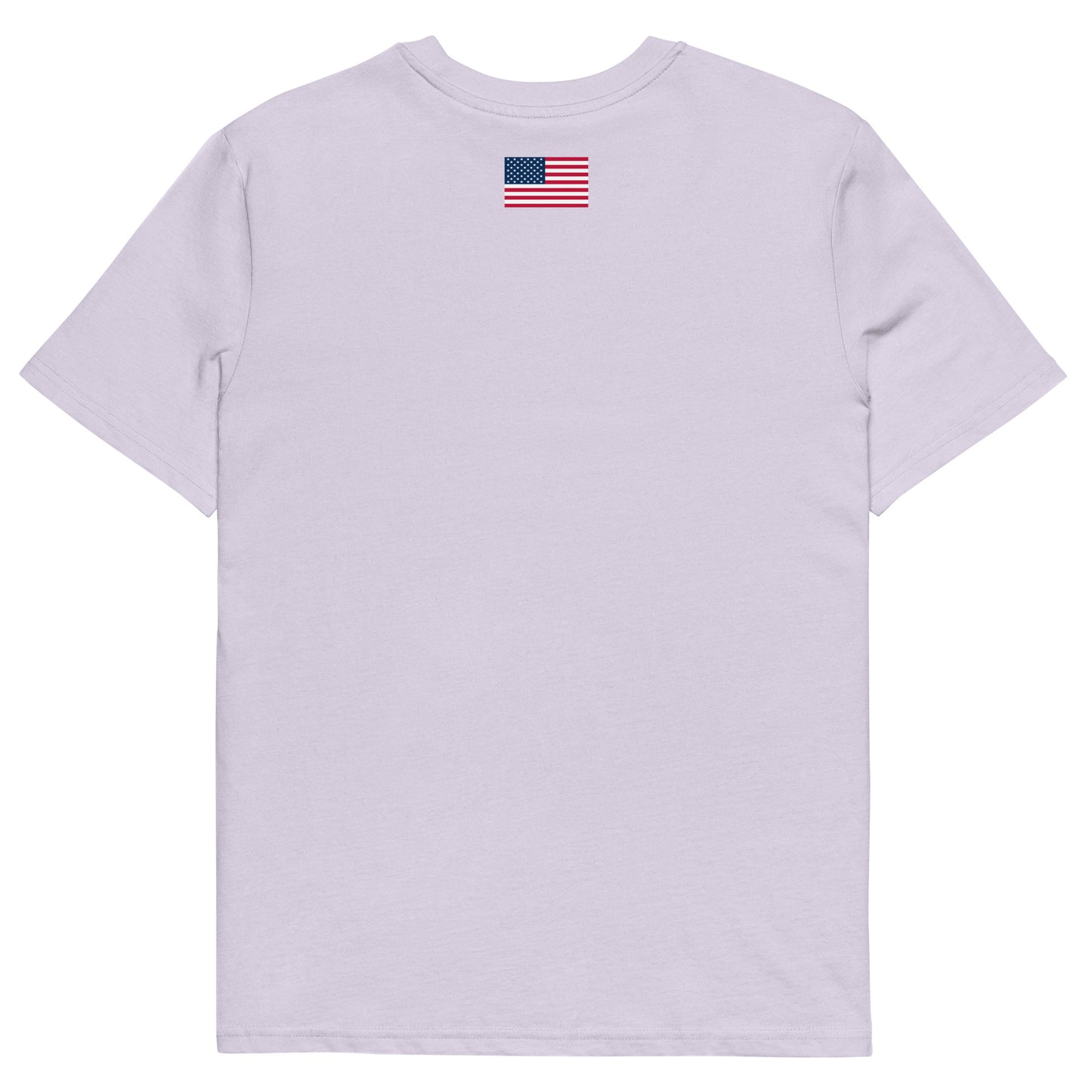 100% Woman USA  Organic T-Shirt- Red, White & Blue Design