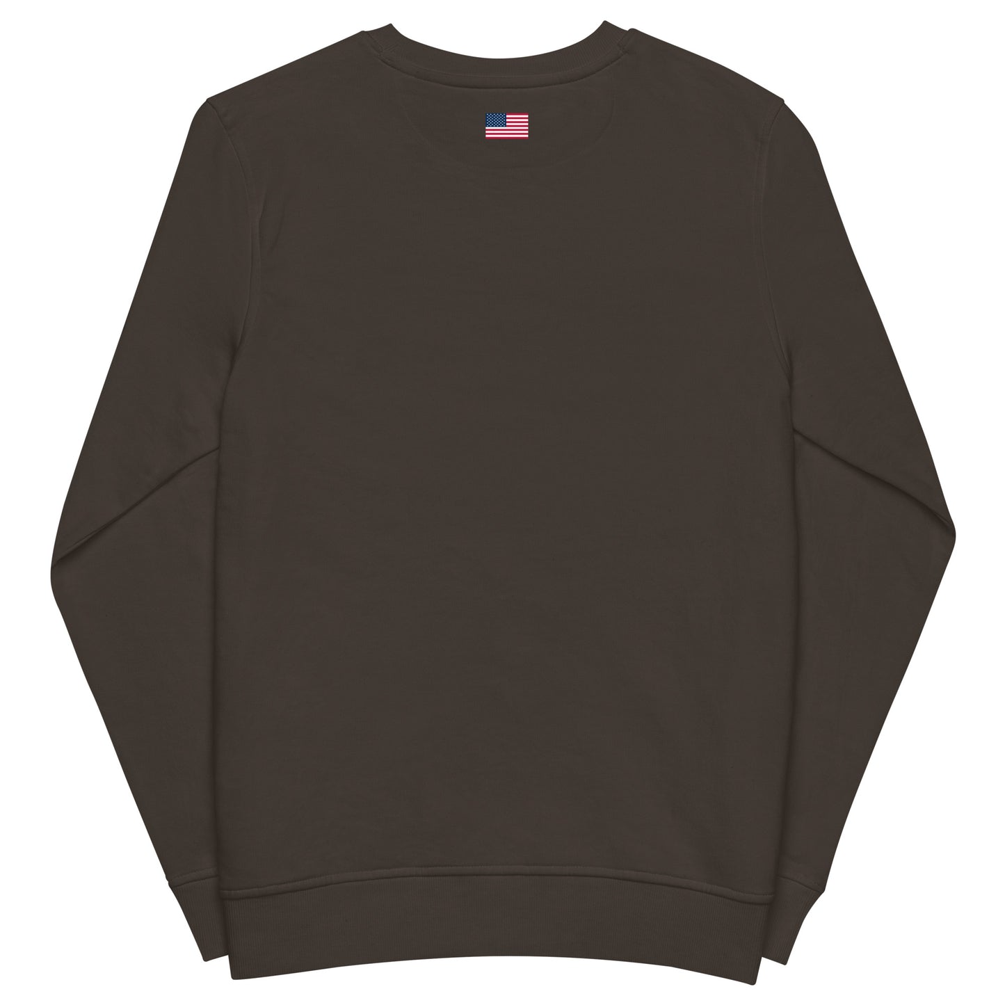 100% Man USA Organic Sweatshirt - Black Design