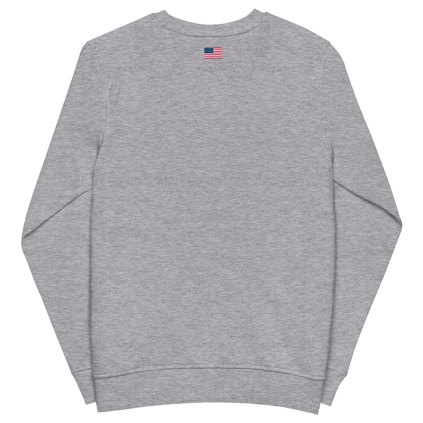 100% Man USA Organic Sweatshirt- Red, White & Blue Design