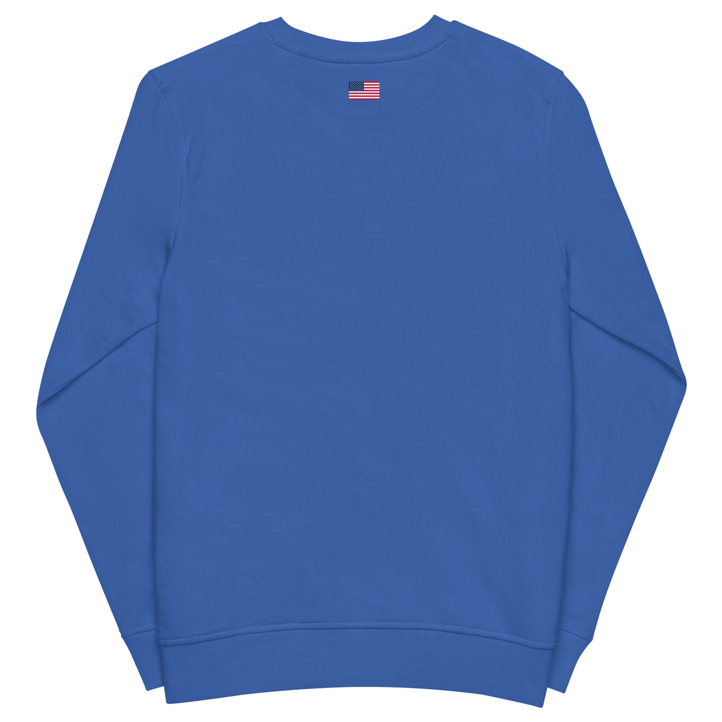 100% Man USA Organic Sweatshirt- Red, White & Blue Design