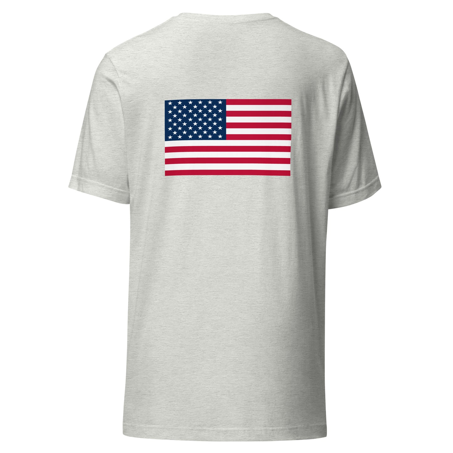 100% Man USA Embroidered T-Shirt - Black Design