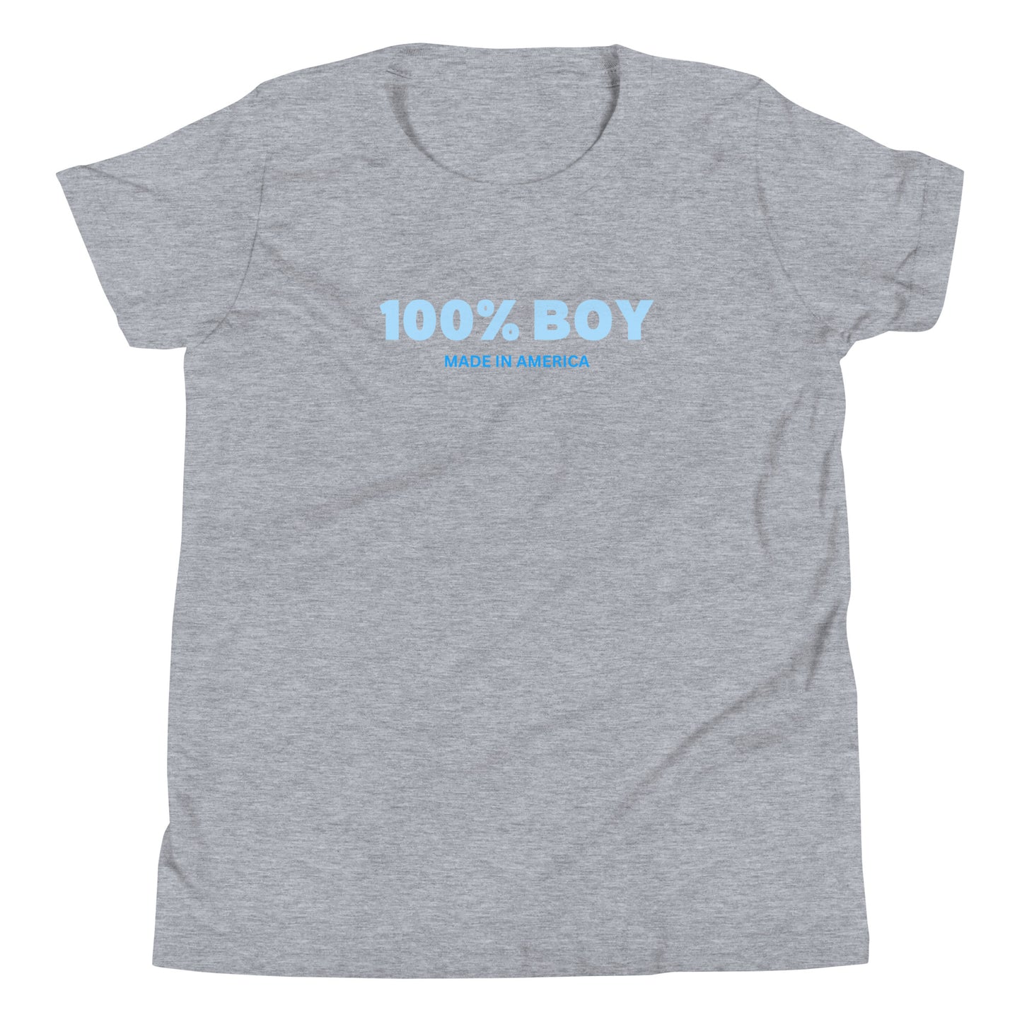 100% Boy USA Youth T-Shirt- Blue Design