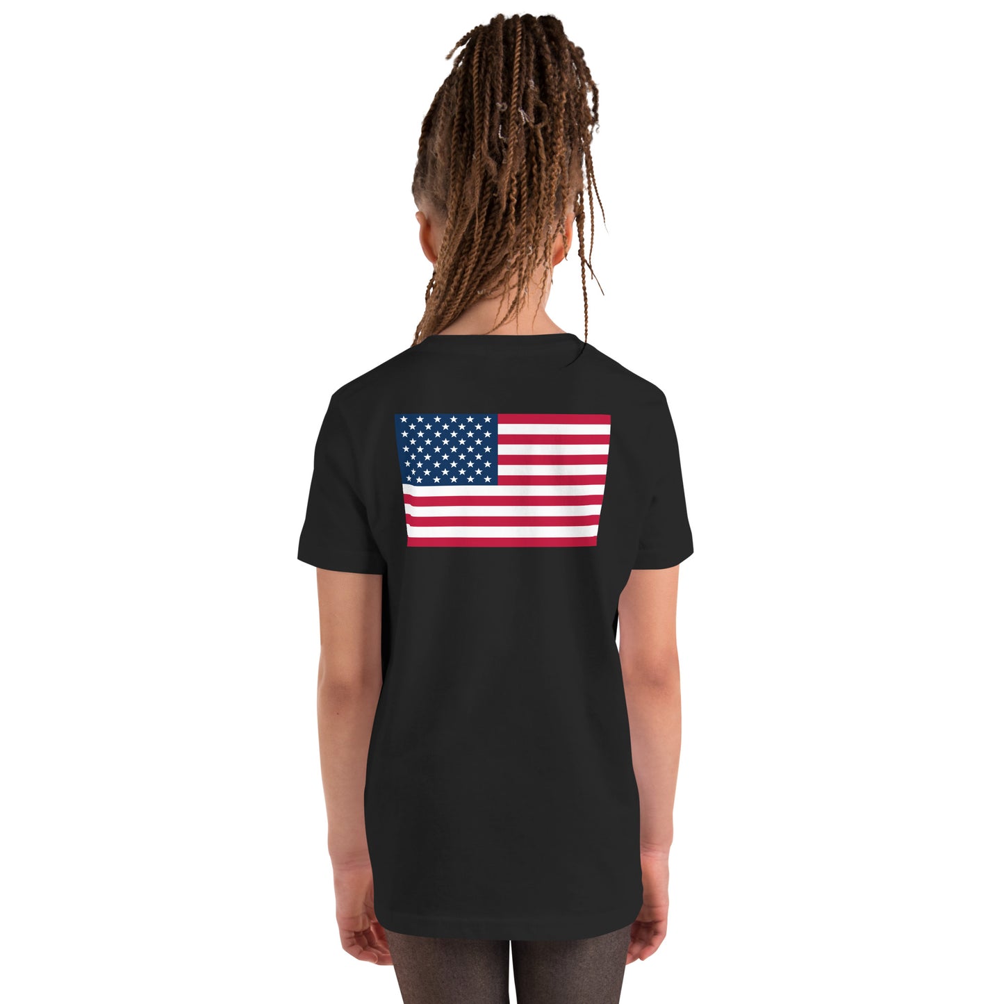 100% Girl USA Youth T-Shirt- Pink Design