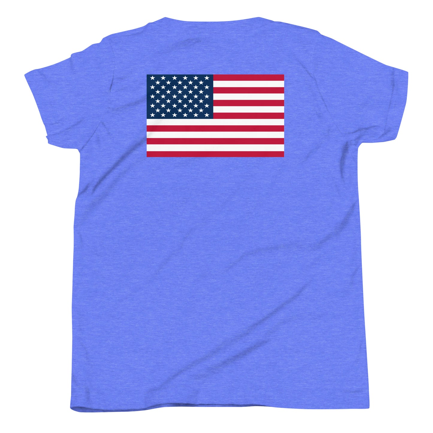 100% Girl USA Youth T-Shirt- Red, White & Blue Design