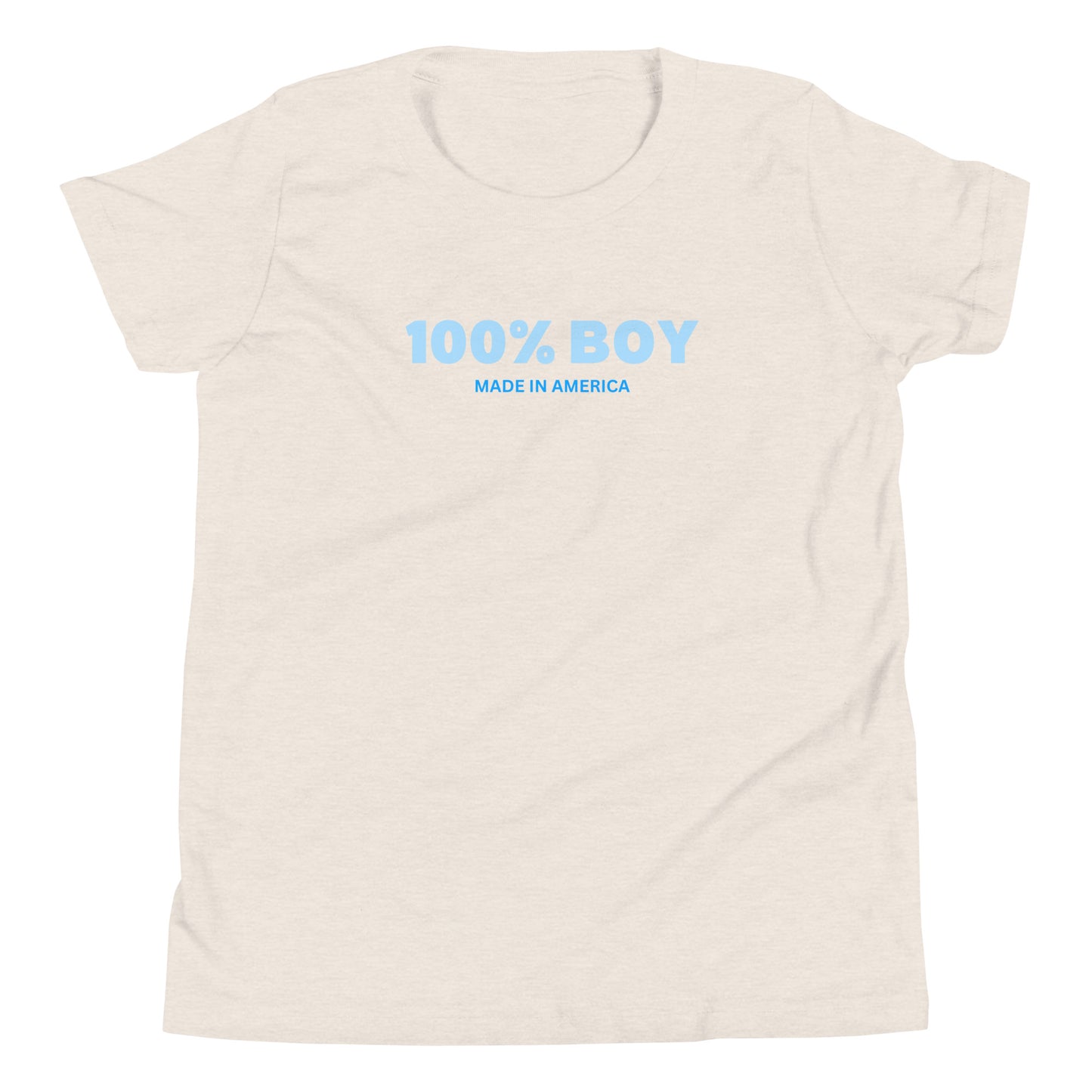 100% Boy USA Youth T-Shirt- Blue Design