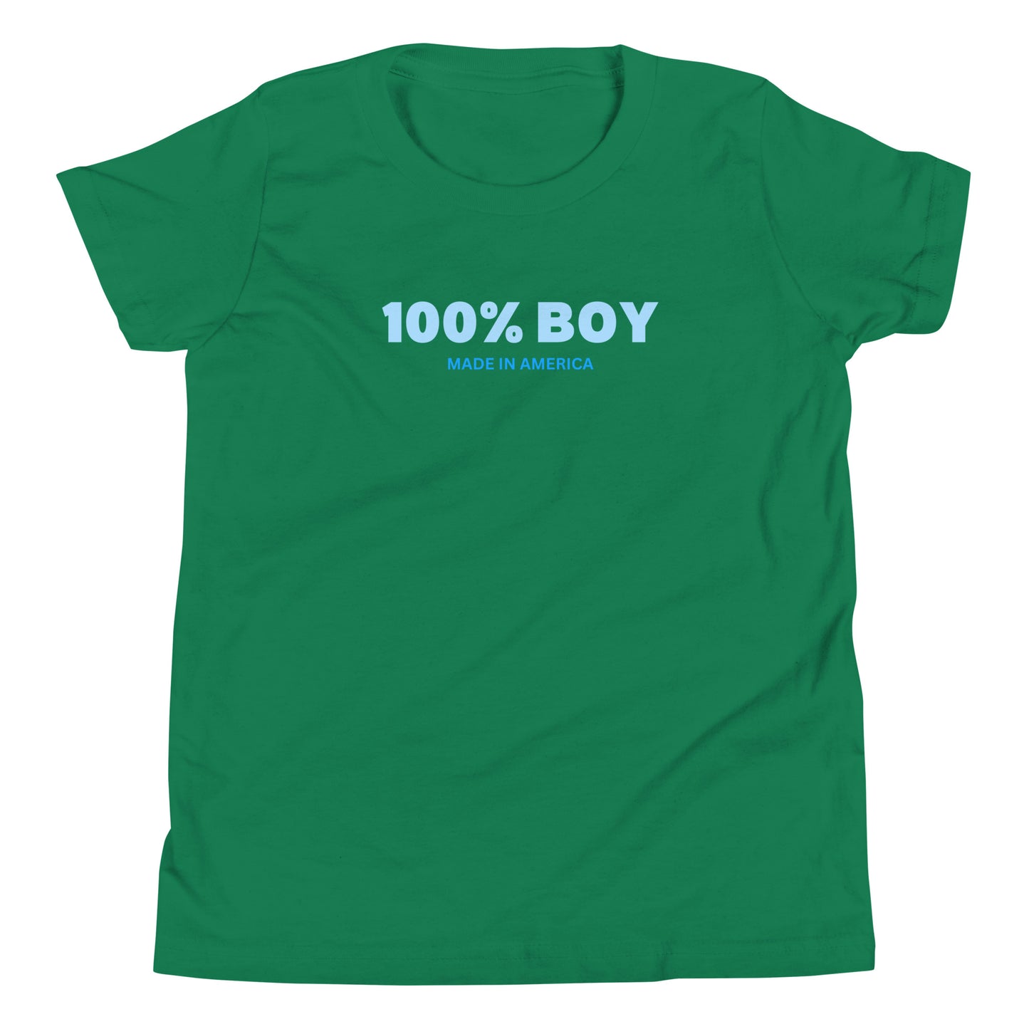 100% Boy USA Youth T-Shirt- Blue Design