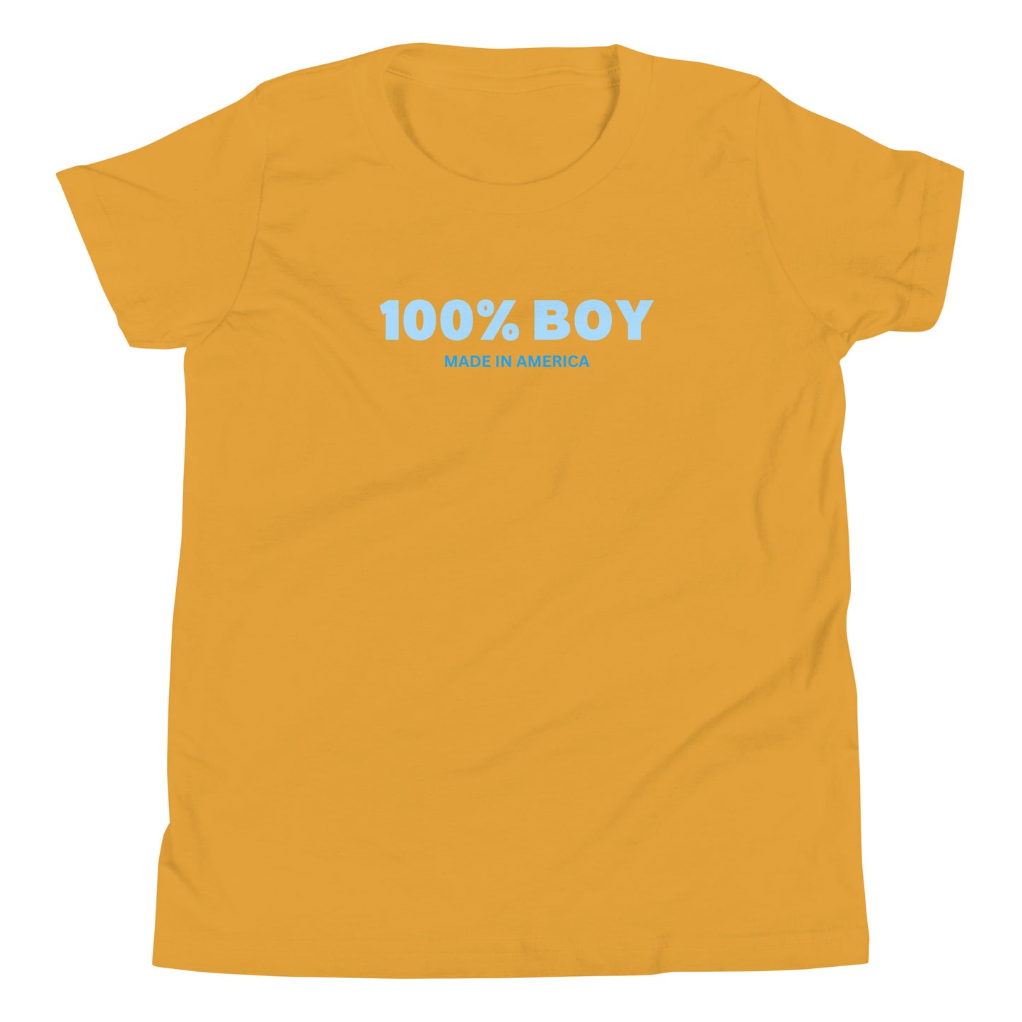 100% Boy USA Youth T-Shirt- Blue Design