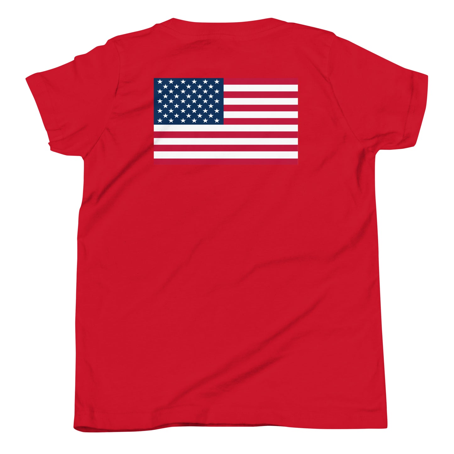 100% Girl USA Youth T-Shirt- Red, White & Blue Design